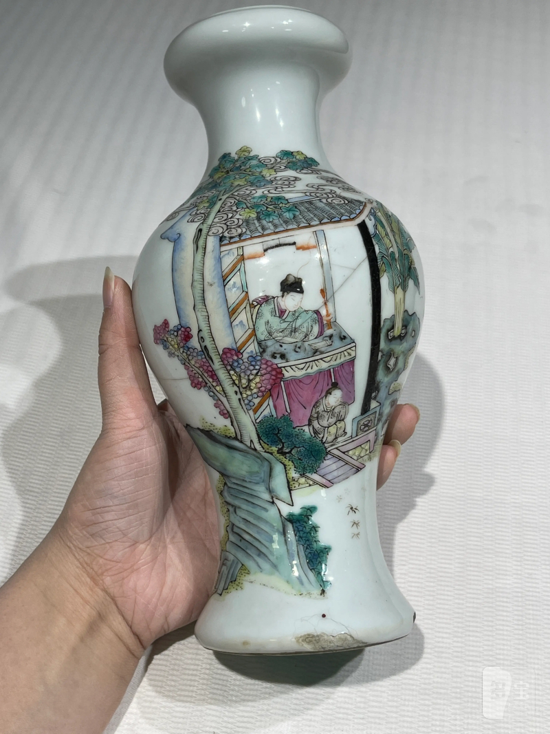 清代 粉彩人物纹瓷器一组十四件 - 图10